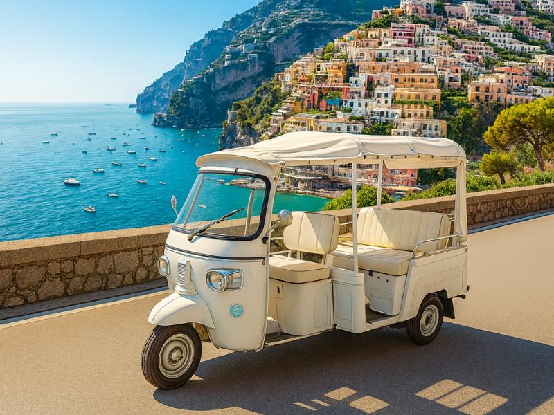 Amalfi Coast Ape Tuk-Tuk Experience with Driver